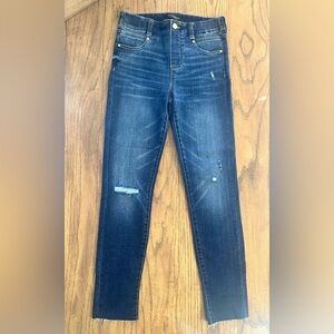 Liverpool Gia Glider Skinny Jeans Medium Dark Wash size 2/26